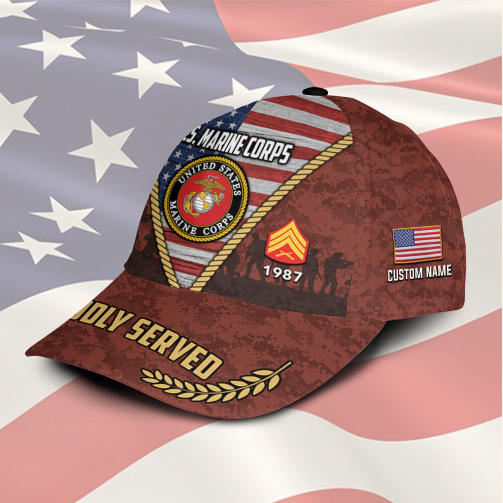 US Marine Corps, E 4 Marines Corporal - Classic Cap - Image 2