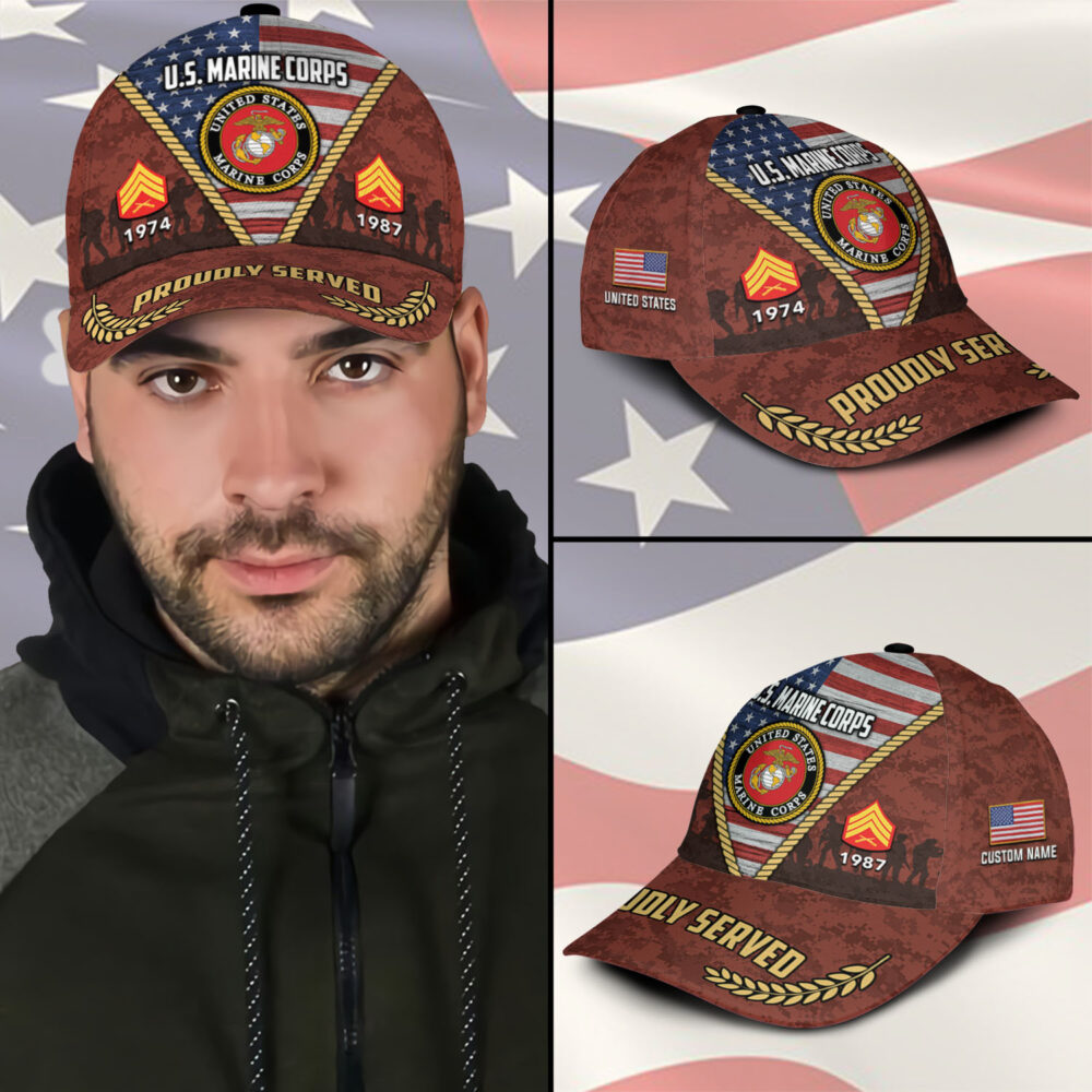 US Marine Corps, E 4 Marines Corporal - Classic Cap - Image 3