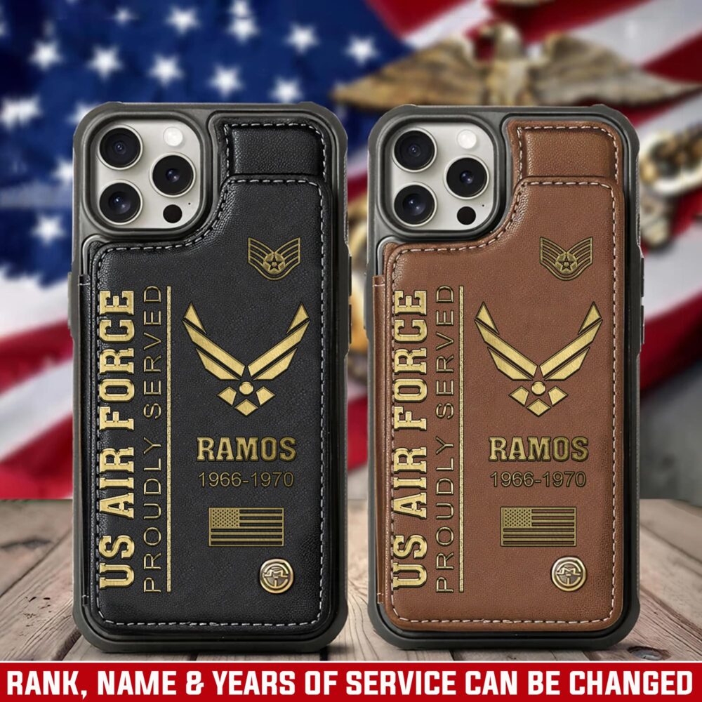 US Air Force , Life And Pride - Leather Flip Phone Case
