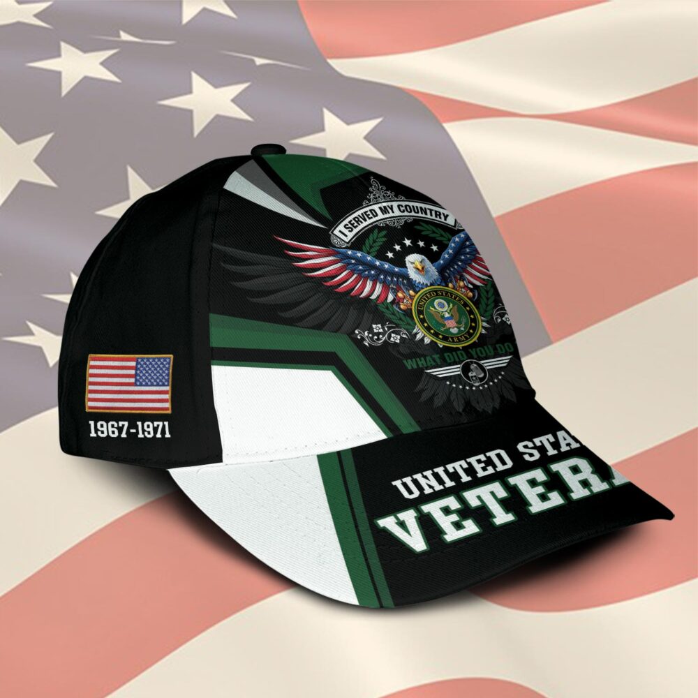 US Army, American By Birth, Veteran By Choice - Classic Cap - Image 2