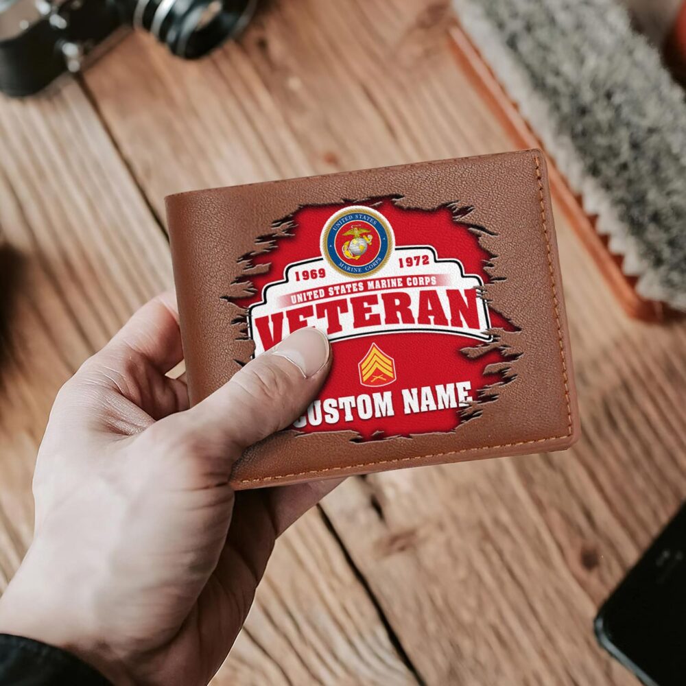 US Marine Corps, Thank a Veteran - Man Wallet - Image 2
