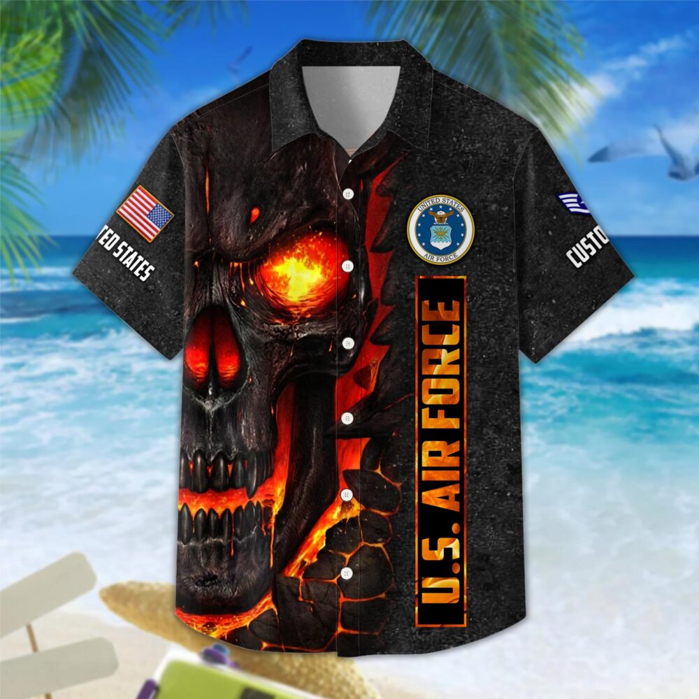 US Air Force , Always Remember, Never Forget - Hawaii Shirt - Image 3