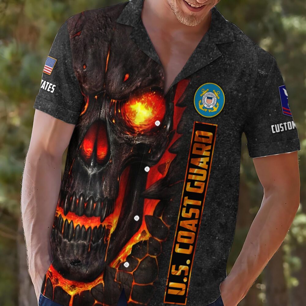 US Coast Guard, Defender of Freedom - Hawaii Shirt - Image 2