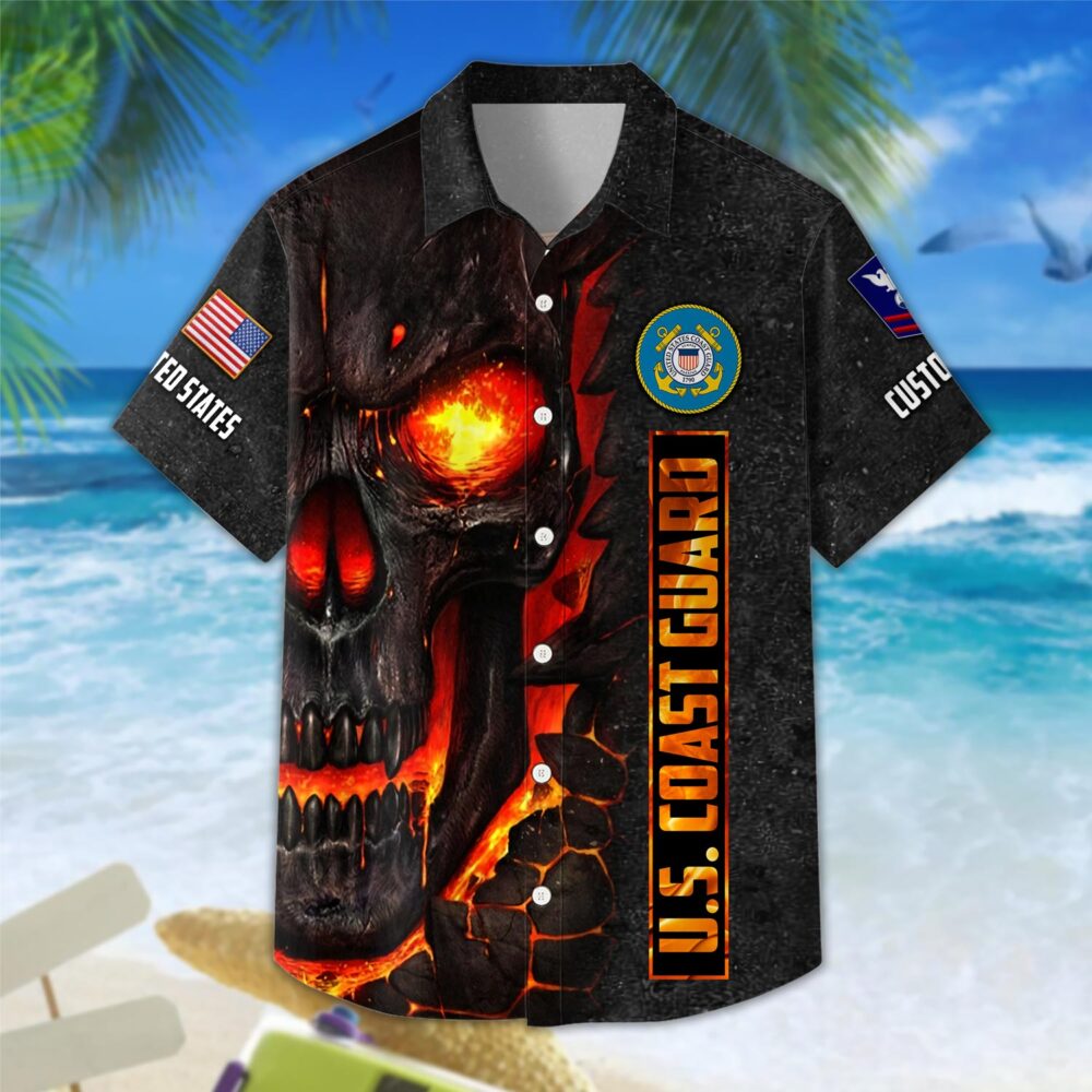 US Coast Guard, Defender of Freedom - Hawaii Shirt - Image 3