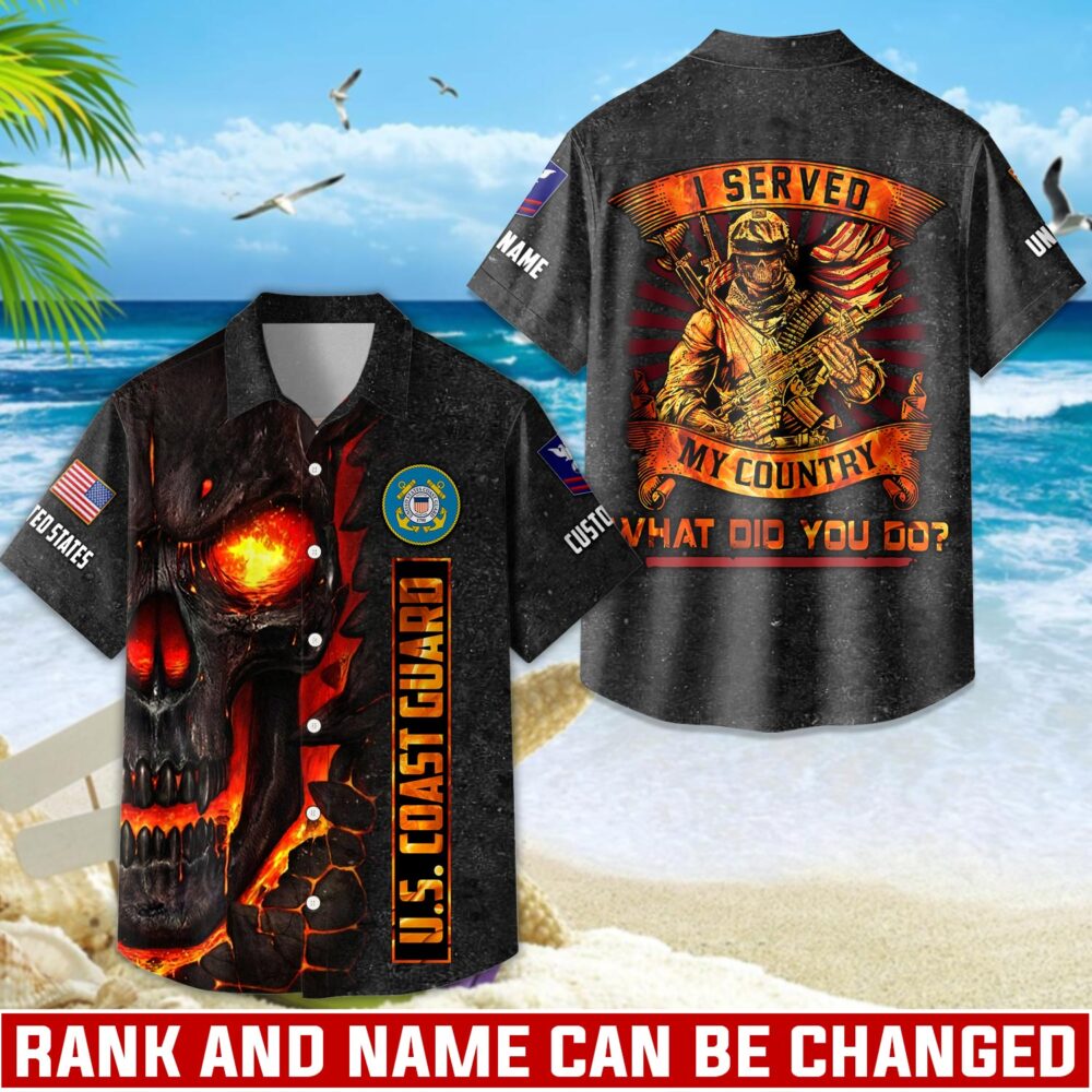 US Coast Guard, Defender of Freedom - Hawaii Shirt