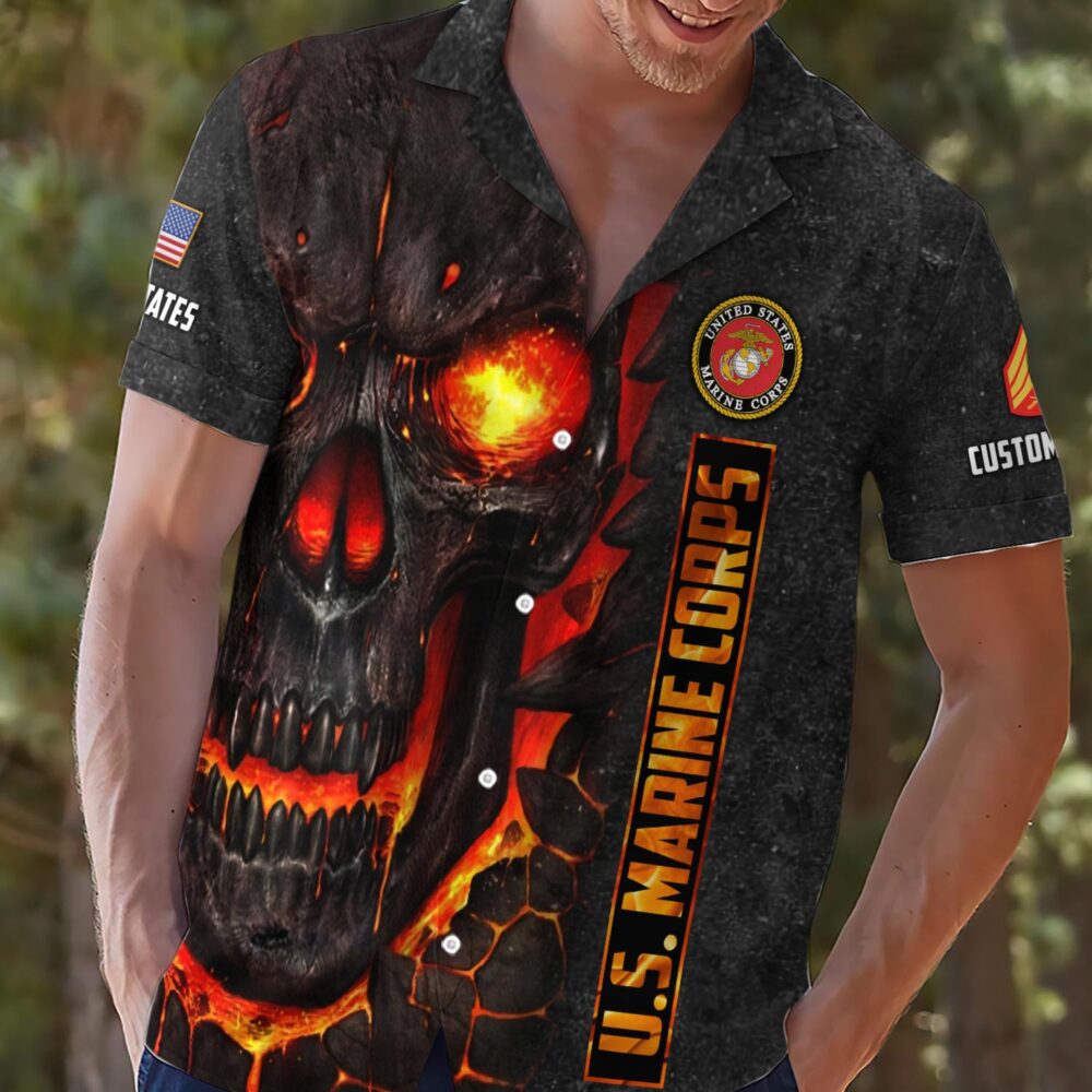 US Marine Corps, All Gave Some, Some Gave All - Hawaii Shirt - Image 2