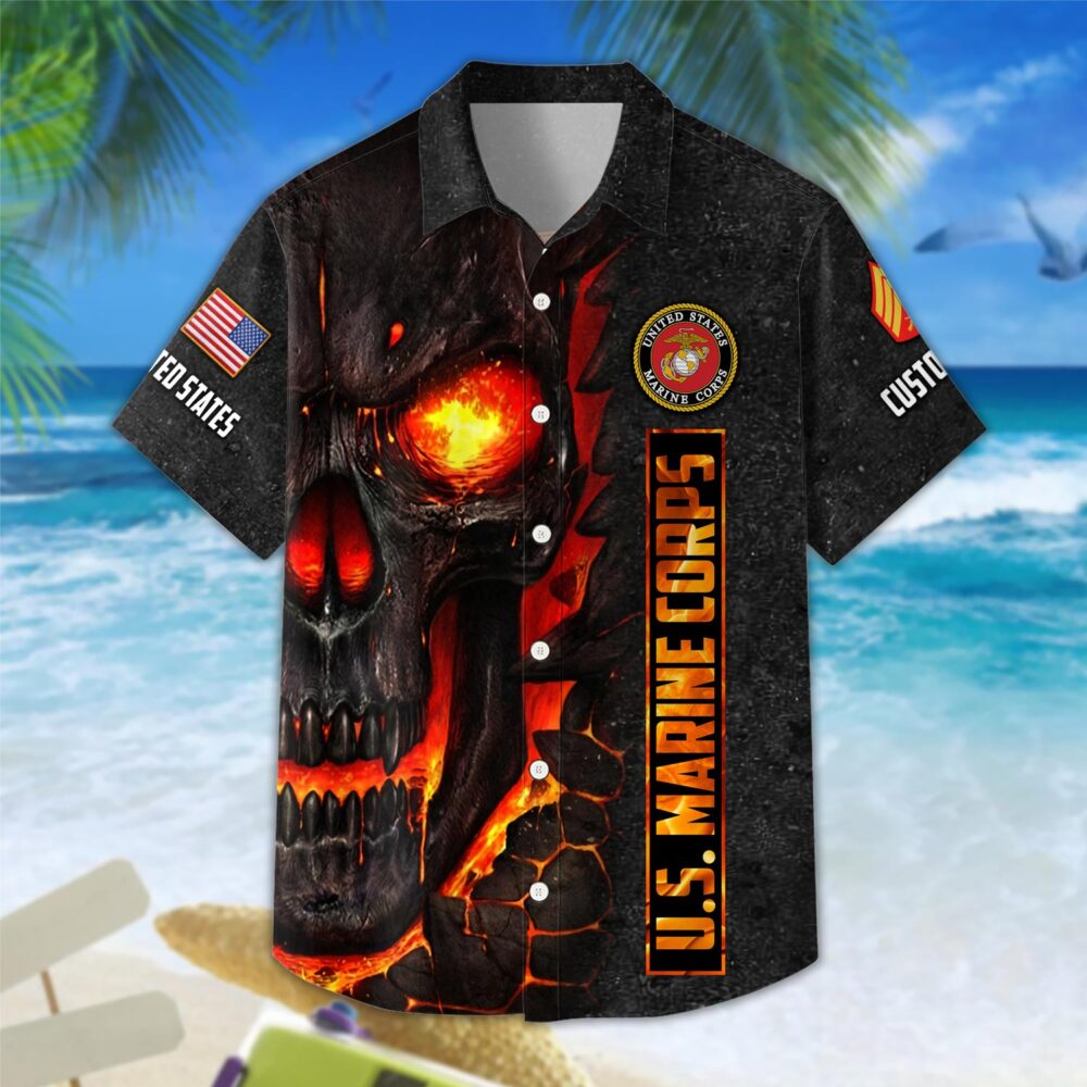 US Marine Corps, All Gave Some, Some Gave All - Hawaii Shirt - Image 3