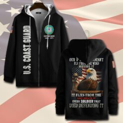 US Coast Guard, Defender of Freedom - Zip Hoodie