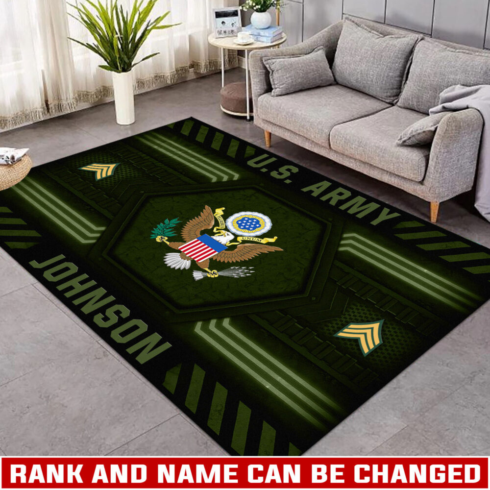 US Army, E 7 Army Sergeant First Class - Rug 39x60in
