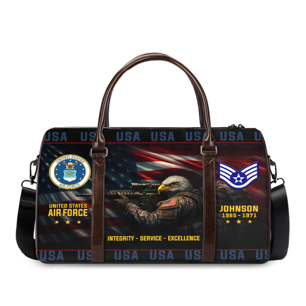 US Air Force, Once An Airman, Always An Airman - Travel Bag - Size S: 18 x 8.6 x 10.2 inches - Image 3