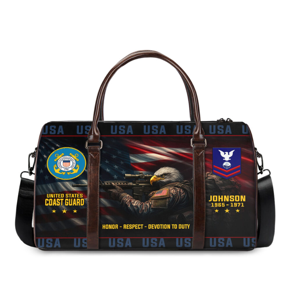 US Coast Guard, No One Gets Left Behind - Travel Bag - Size S: 18 x 8.6 x 10.2 inches - Image 3