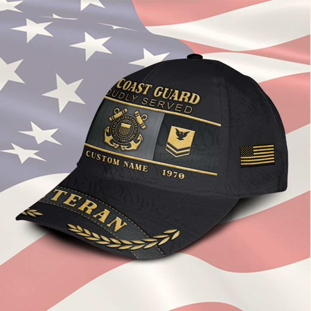US Coast Guard, E 4 Red - Classic Cap - Image 2