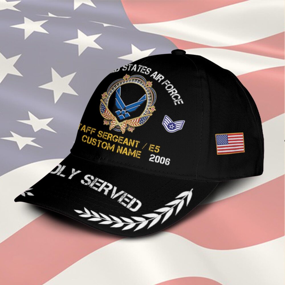US Air Force, Served With Pride - Classic Cap - Image 2