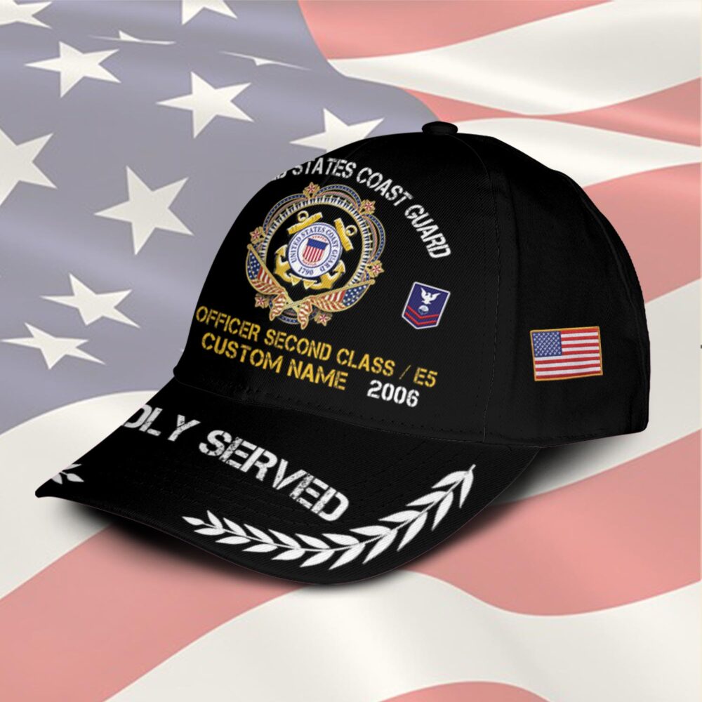 US Coast Guard, Born Ready - Classic Cap - Image 2