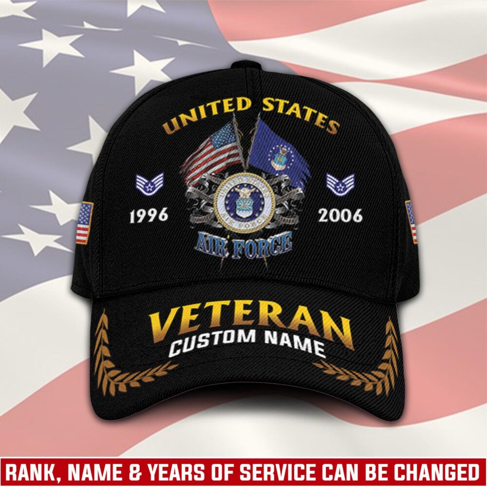 US Air Force, Proud Veteran - Classic Cap