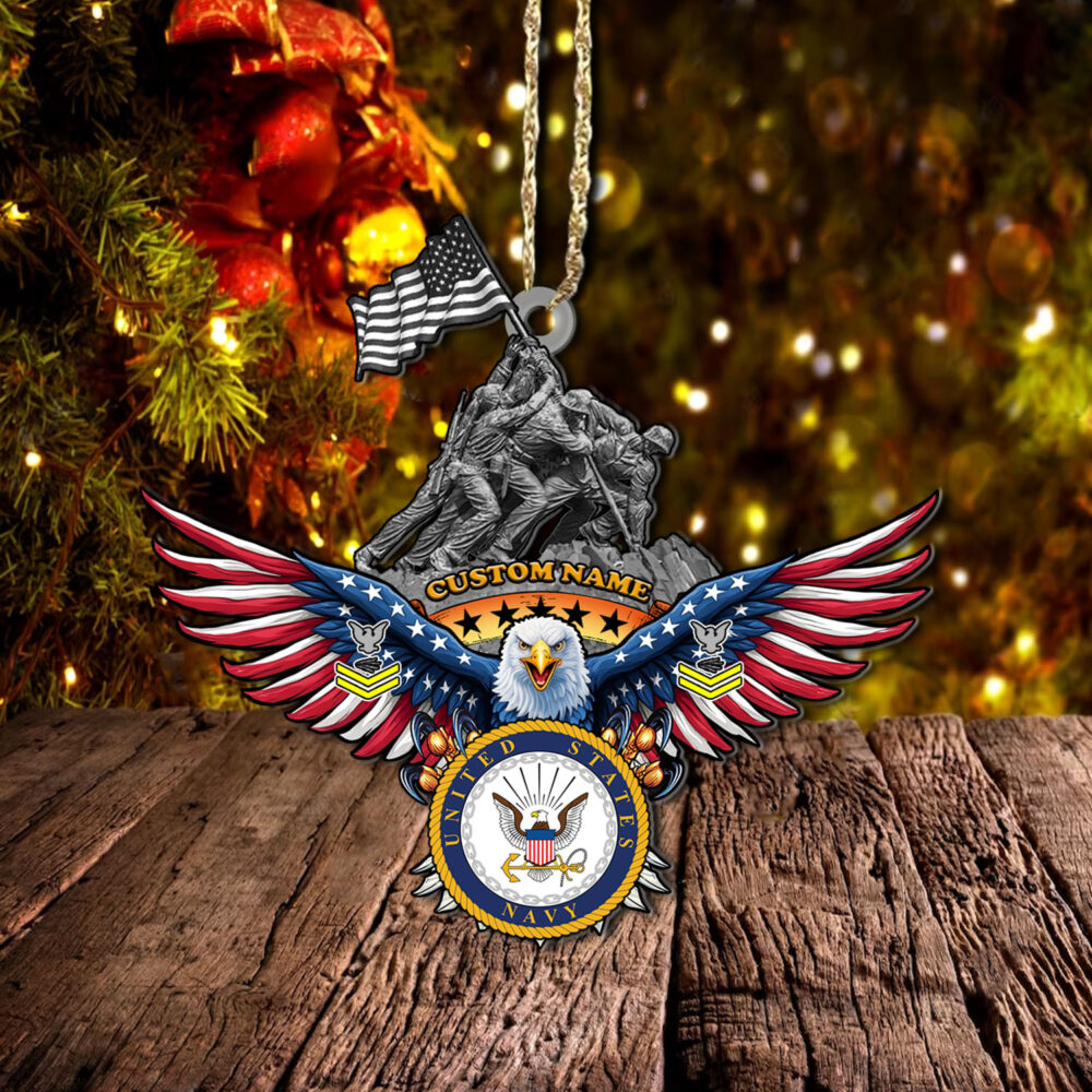 US Navy, I Walked The Walk - Wooden Ornament Pack 6 - Image 3