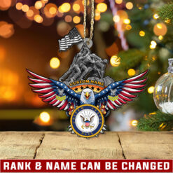 US Navy, I Walked The Walk - Wooden Ornament Pack 6