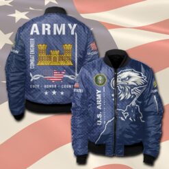 Army Branch, Always Remember, Never Forget - Bomber Jacket
