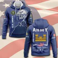Army Branch, E 8 Army First Sergeant - Hoodie