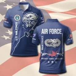 Air Force Badge, We Own The Sky - Polo Shirt