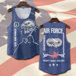 Air Force Badge, No One Gets Left Behind - Tank-Top