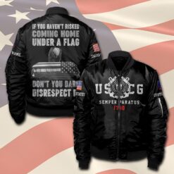 US Coast Guard, Honor The Fallen - Bomber Jacket