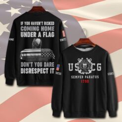 US Coast Guard, E 8 Gold - Sweatshirt