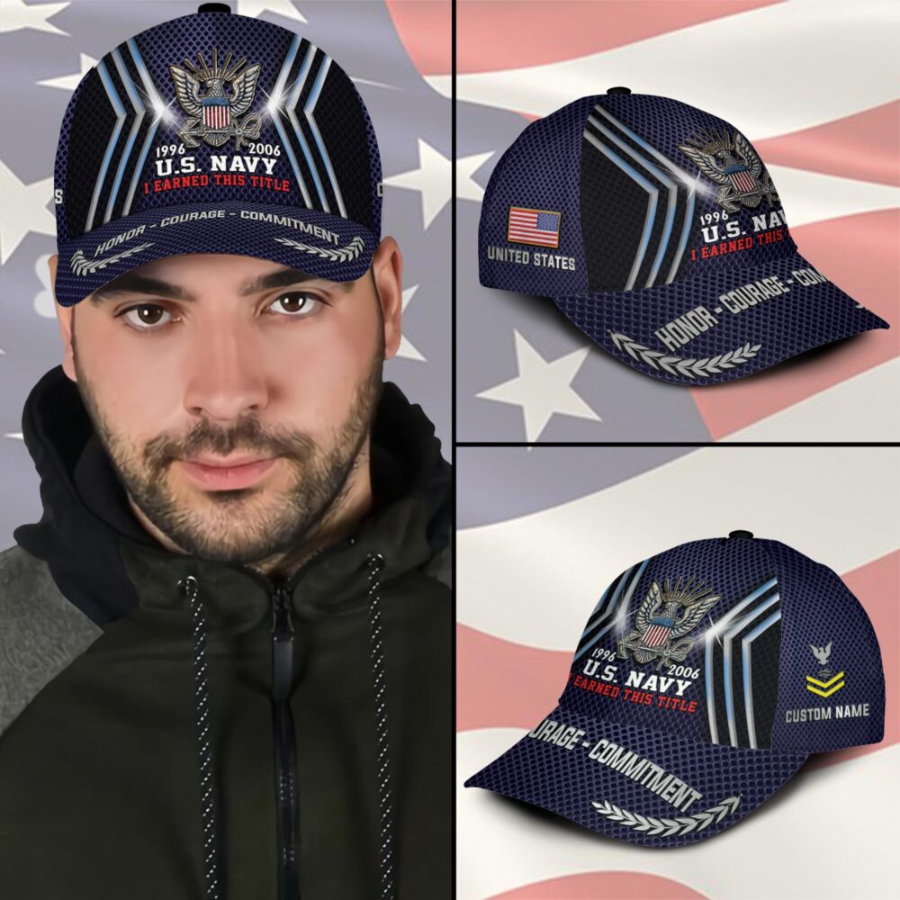 US Navy, I Walked The Walk - Classic Cap - Image 3
