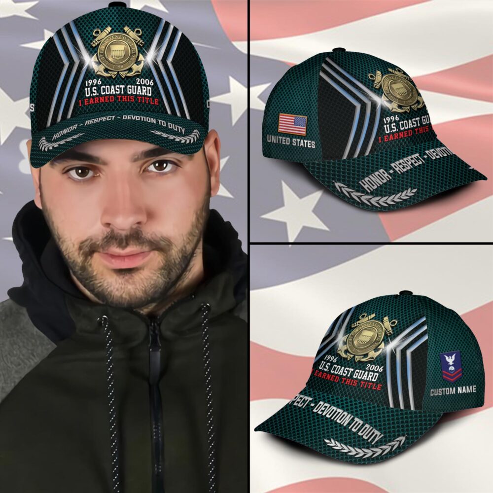 US Coast Guard, Born Ready - Classic Cap - Image 3