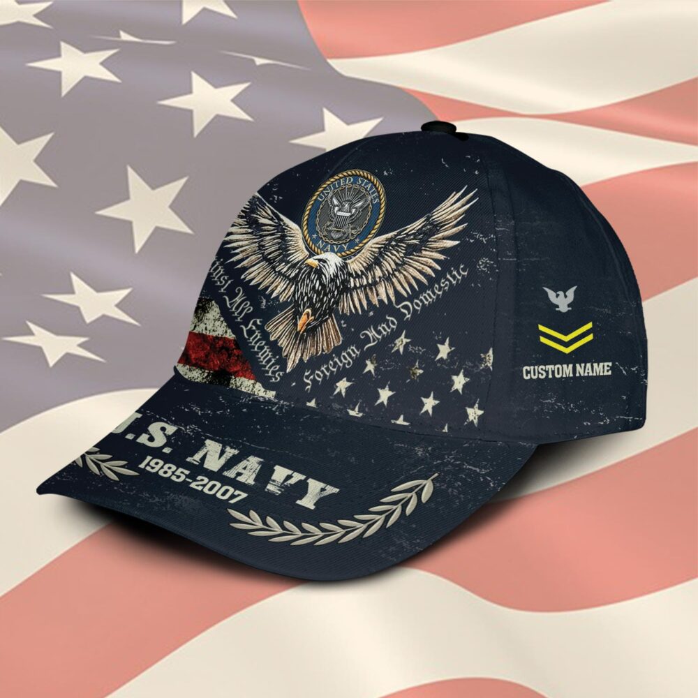 US Navy, E 4 Red - Classic Cap - Image 2