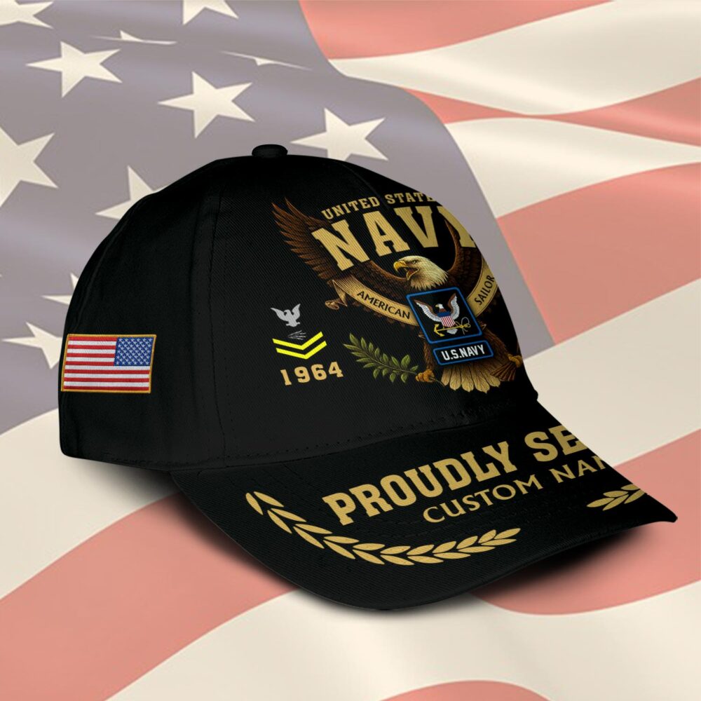 US Navy, Proud To Have Served - Classic Cap - Image 2