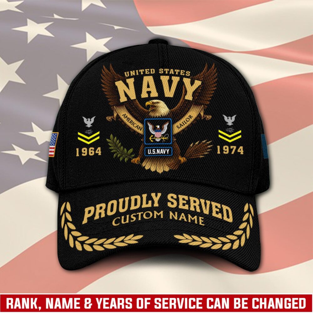 US Navy, Proud To Have Served - Classic Cap