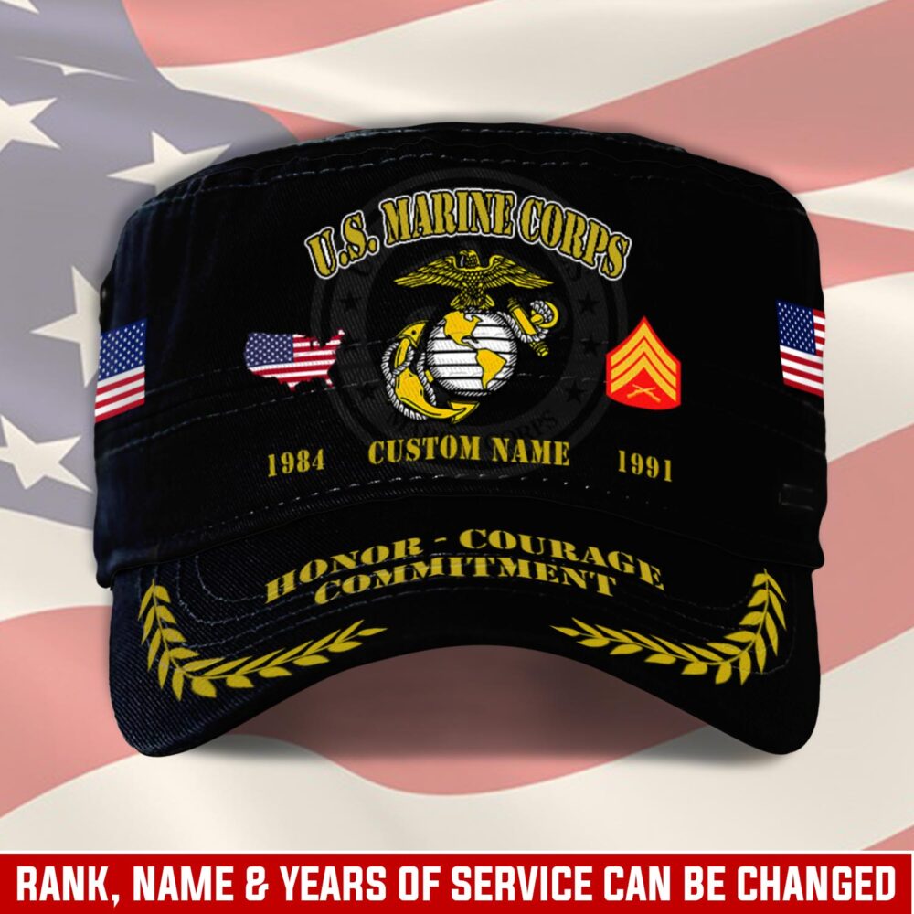 US Marine Corps, E 5 Marines Sergeant - Military Cap