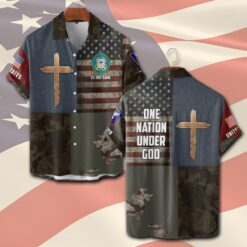 US Coast Guard, E 4 Gold - Short Sleeve Button Shirt