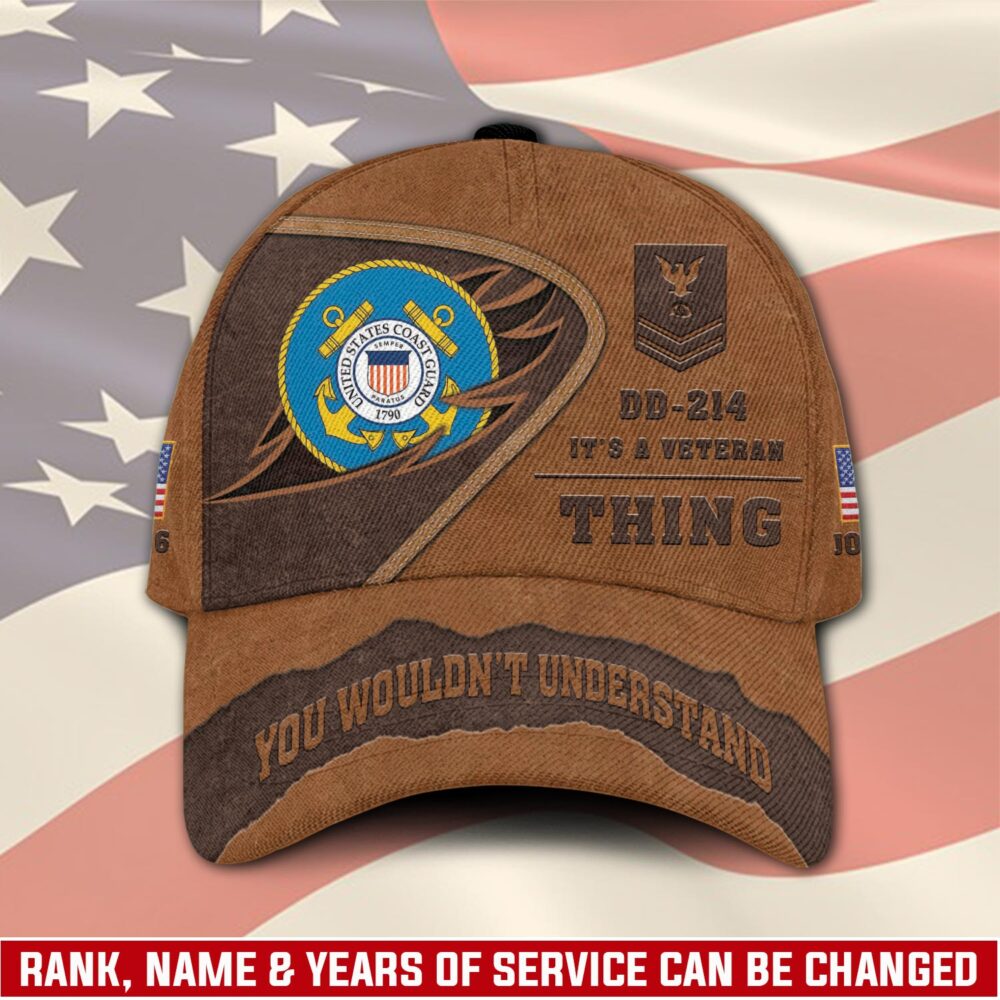 US Coast Guard, E 3 Red - Classic Cap