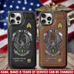 US Army, Honoring All Who Served - Leather Flip Phone Case