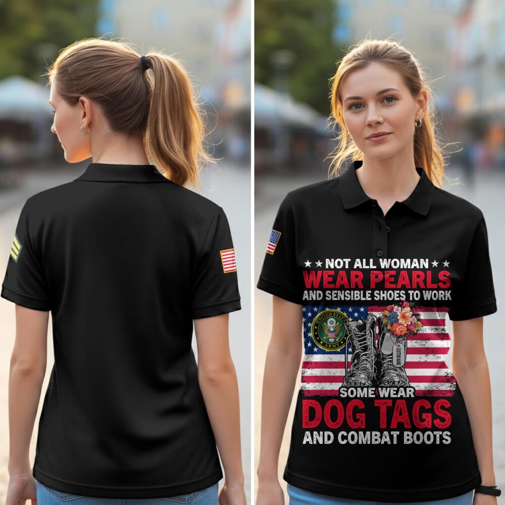 US Army, No One Fights Alone - Women Polo Shirt