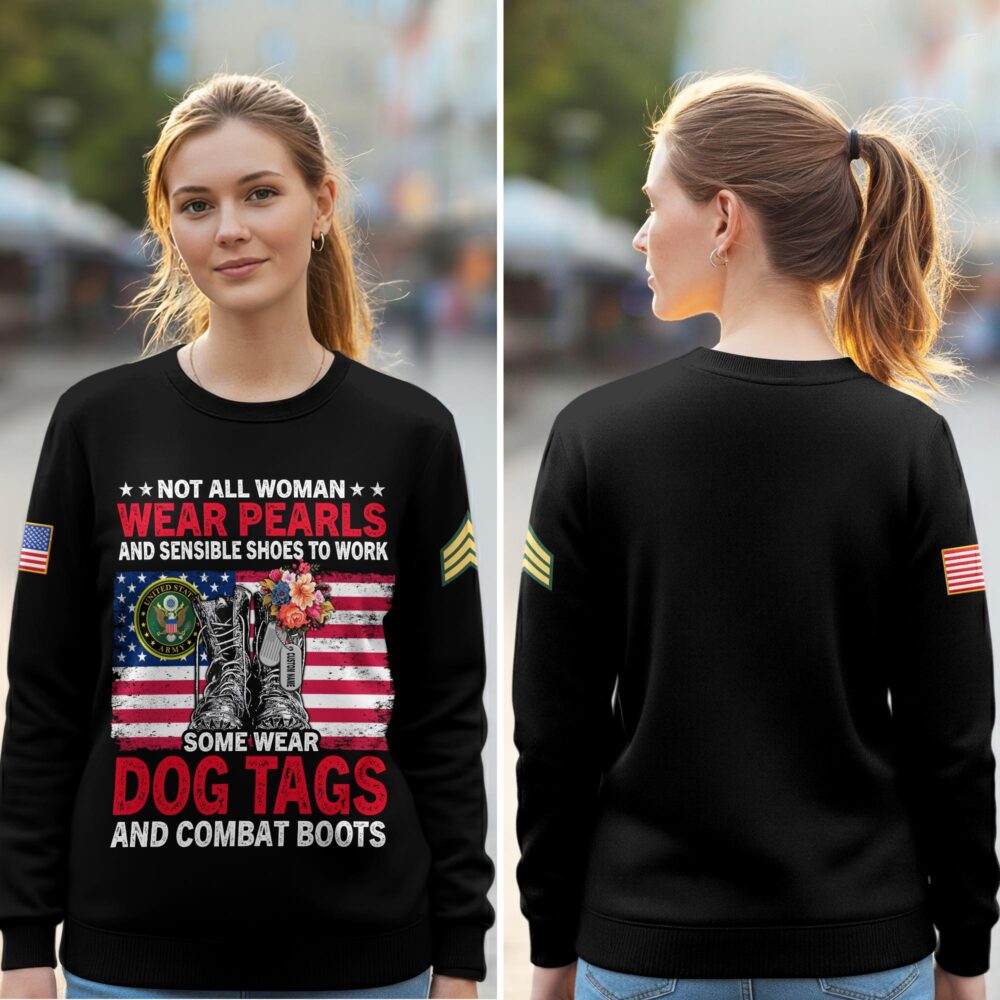 US Army, E 6 Army Specialist - Women Sweatshirt