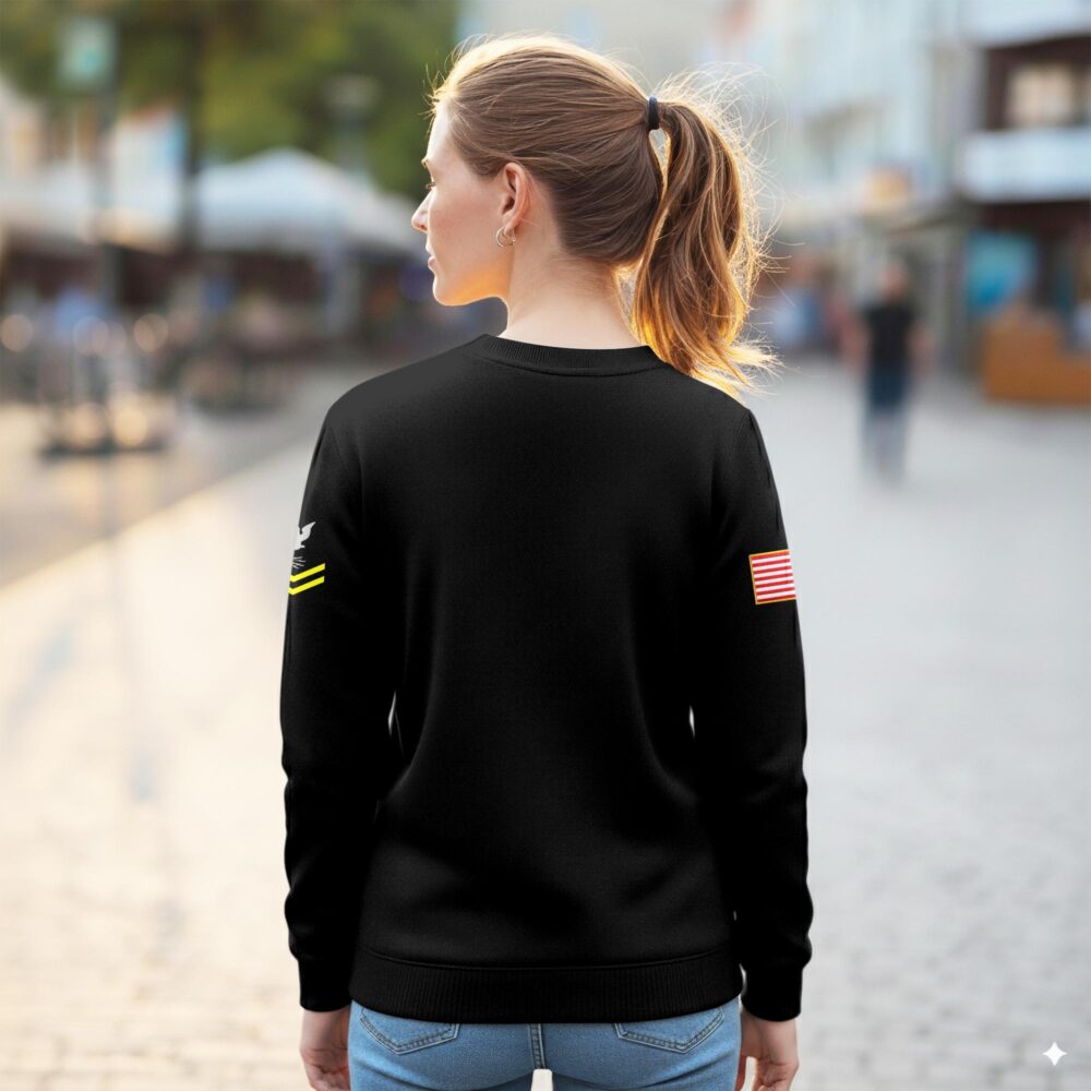 US Navy, I Walked The Walk - Women Sweatshirt - Image 3