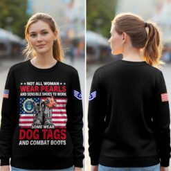 US Air Force , E 6 Air Force Technical Sergeant - Women Sweatshirt
