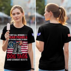 US Air Force , E 3 Air Force Airman First Class - Women T-Shirt