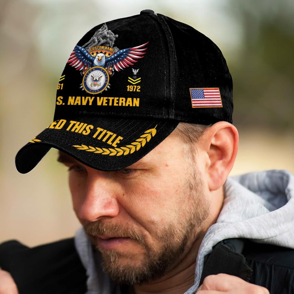 US Navy, Duty, Honor, Country - Classic Cap - Image 3