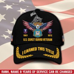 US Coast Guard, Proud Veteran - Classic Cap