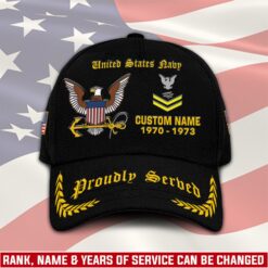 US Navy, E 7 Red - Classic Cap