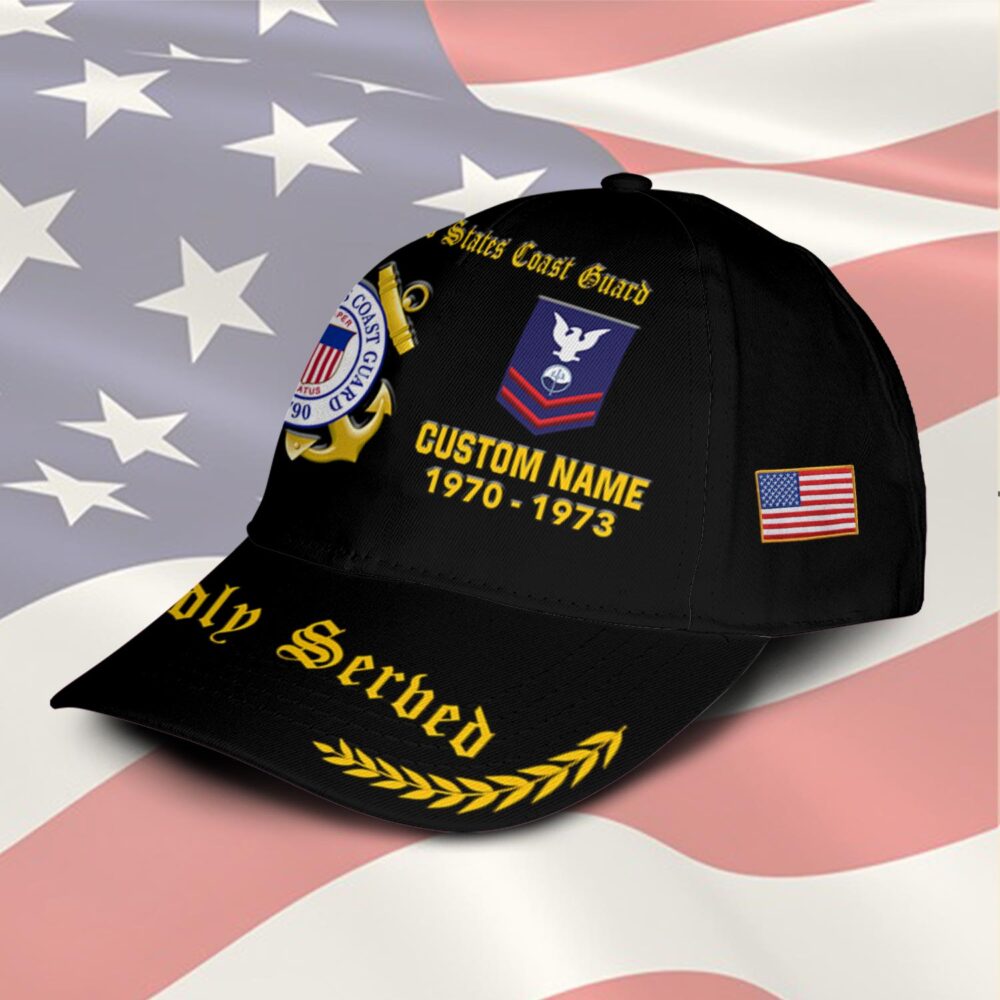 US Coast Guard, Honoring All Who Served - Classic Cap - Image 2