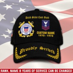 US Coast Guard, Honoring All Who Served - Classic Cap