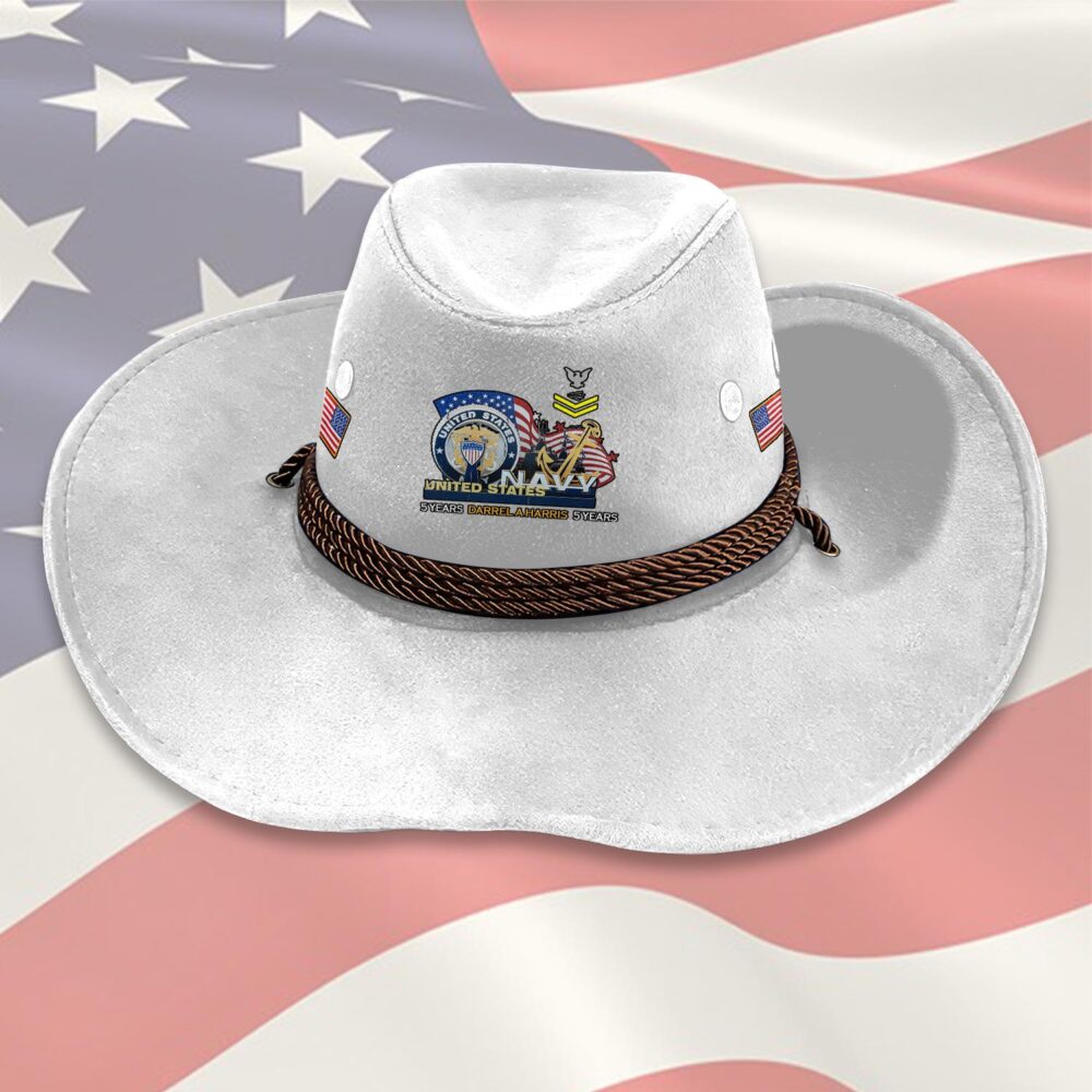 US Navy, Always Courageous - Cowboy Hat - Image 6