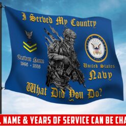 US Navy, E 3 Red - Flying Flag 3×5 Feet(90×150 Cm)