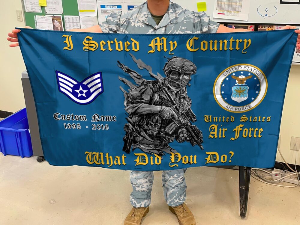 US Air Force, We Own The Sky - Flying Flag 5×8 Feet(152×244 Cm) - Image 2