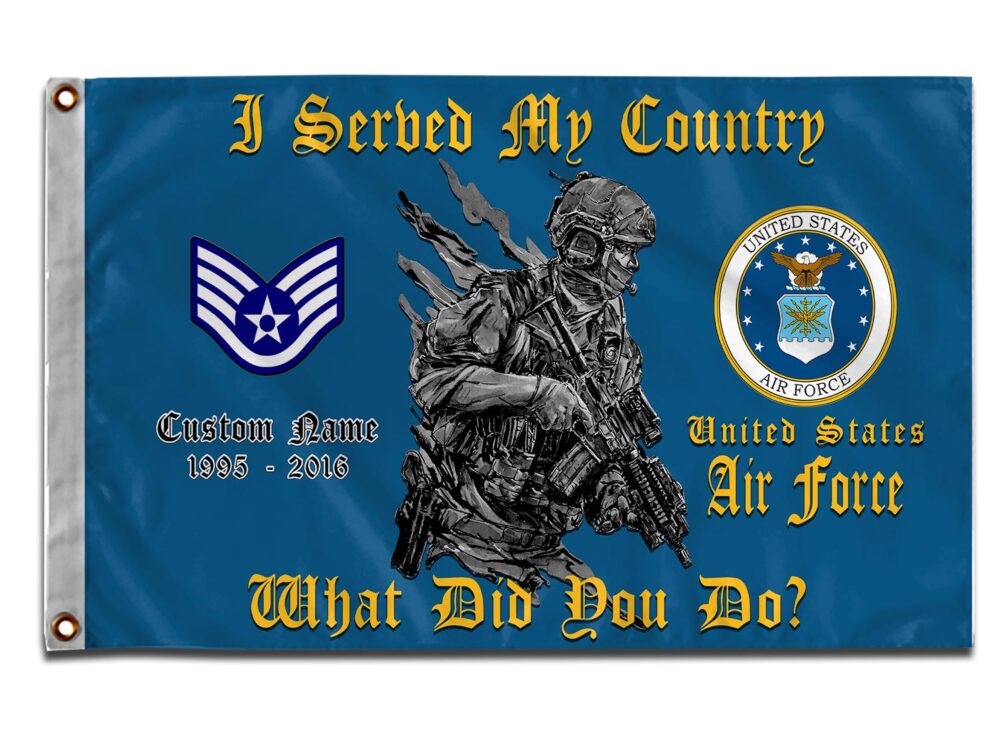 US Air Force, We Own The Sky - Flying Flag 5×8 Feet(152×244 Cm) - Image 3